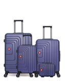 SWISS KOPPER - LOT DE 4 - Valise Grand Format, Valise Week-end, Valise Cabine et Vanity RUTI