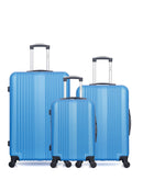 HERO - LOT DE 3 - Valises grand format, weekend et cabine LIPARI