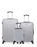 AMERICAN TRAVEL - LOT DE 3 - Valises grand format, weekend et cabine XXS BROOKLYN