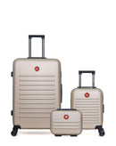 SWISS KOPPER - LOT DE 3 - Valise Grand Format, Valise Cabine XXS et Vanity WIL