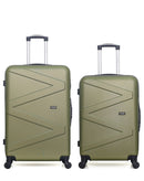WAVE PARIS - Lot de 2 - Valise grand format et valise weekend AMAZONE