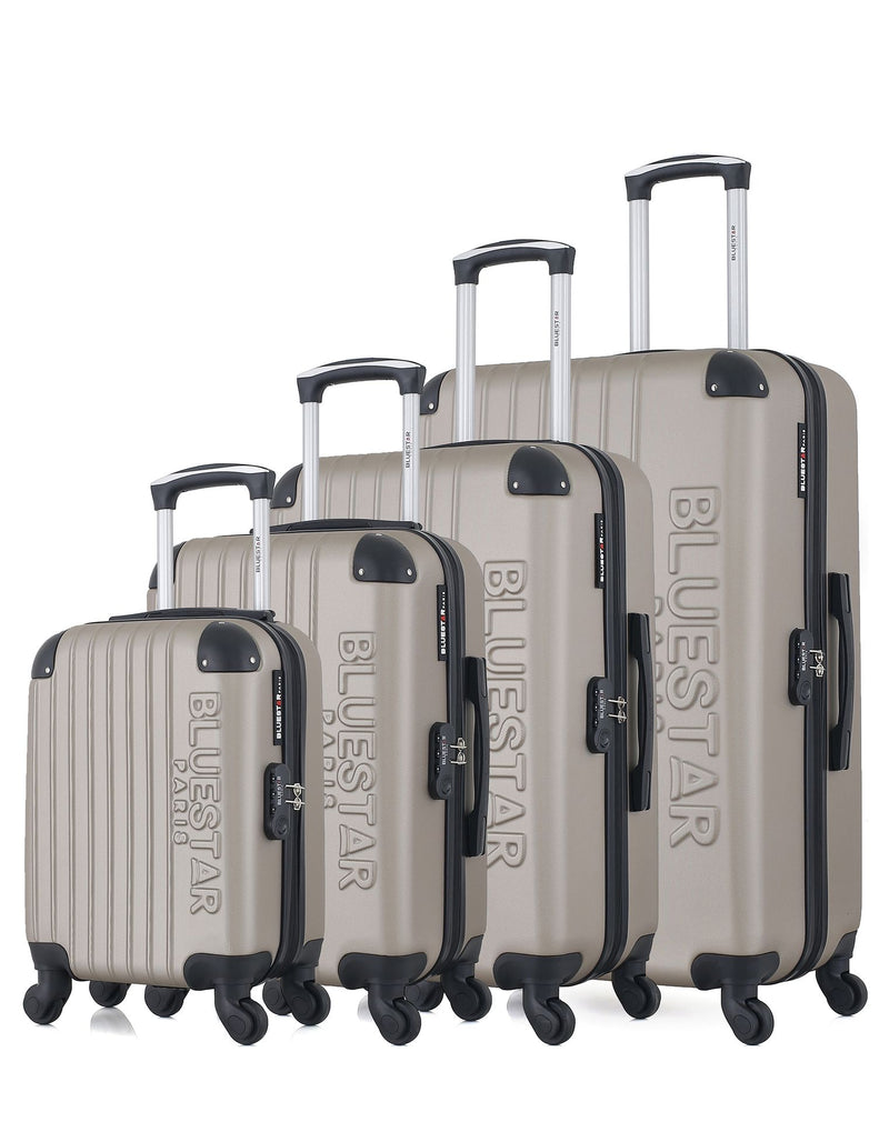 BLUESTAR - Set de 4 Valises BUCAREST-M 75 cm 4 Roues