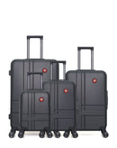 SWISS KOPPER - LOT DE 4 - Valises grand format, weekend, cabine et cabine XXS USTER