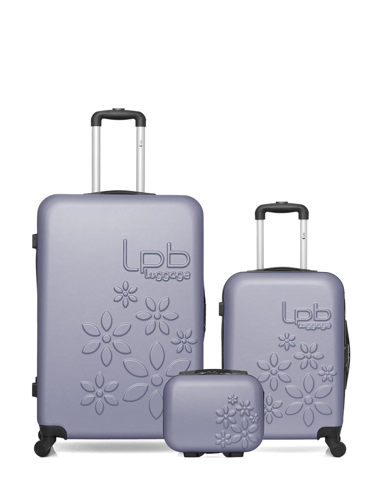 Lot de 3 - Valises grand format, cabine et vanity ELEONOR