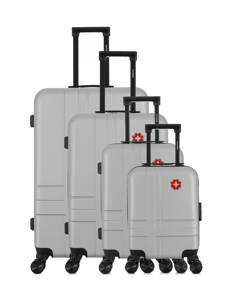 SWISS KOPPER - Set de 4 Valises USTER-M 75 cm 4 Roues