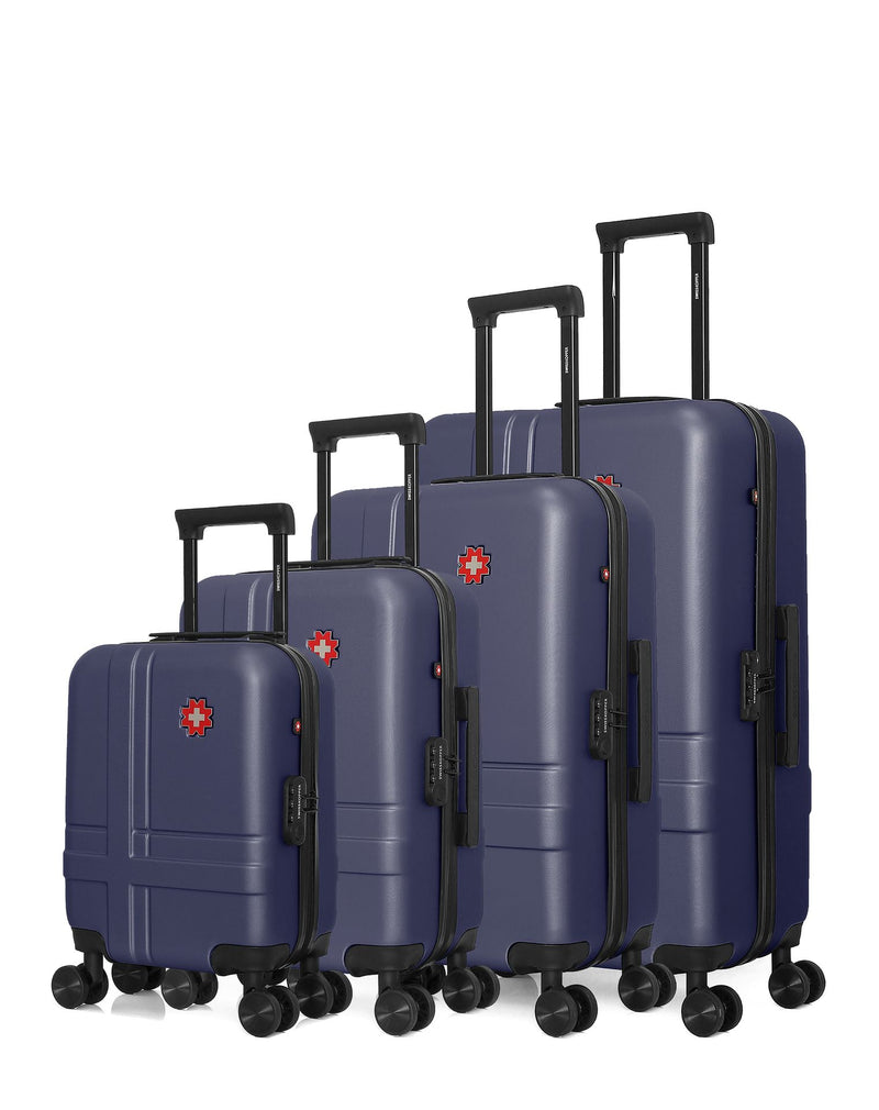 SWISS KOPPER - Set de 4 Valises USTER-M 75 cm 4 Roues
