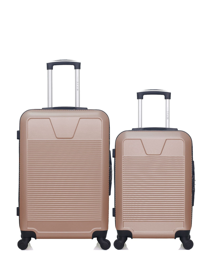 WAVE PARIS - Lot de 2 - Valise weekend et valise cabine SELENGA