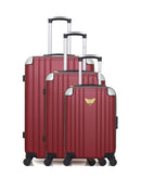 LPB LUGGAGE - Set de 3 Valises AMELIE-A 70 cm 4 Roues