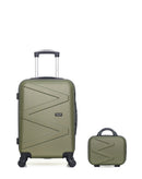 WAVE PARIS - Lot de 2 - Valises Cabine et Vanity AMAZONE
