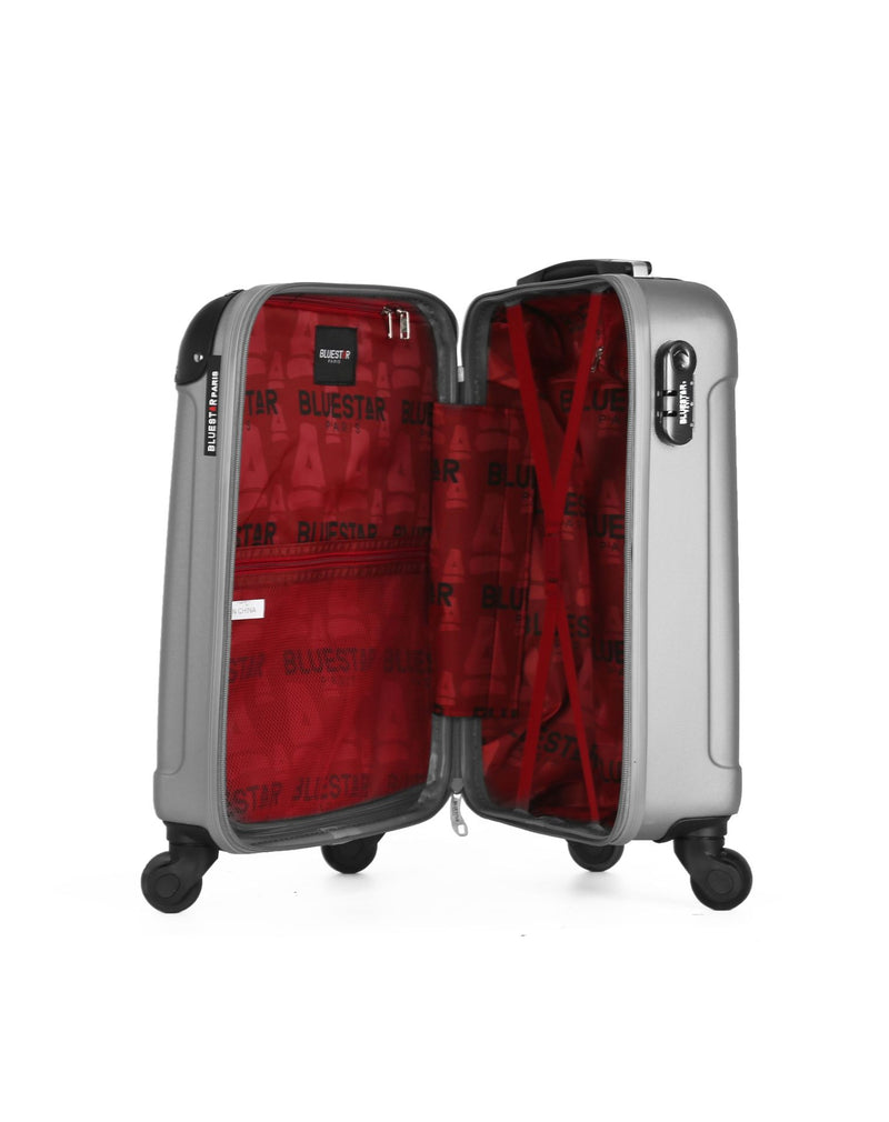 BLUESTAR - Lot de 4 - Valises grand format MIAMI, weekend MIAMI, cabine XS MADRID-E et vanity NAPOLI-K