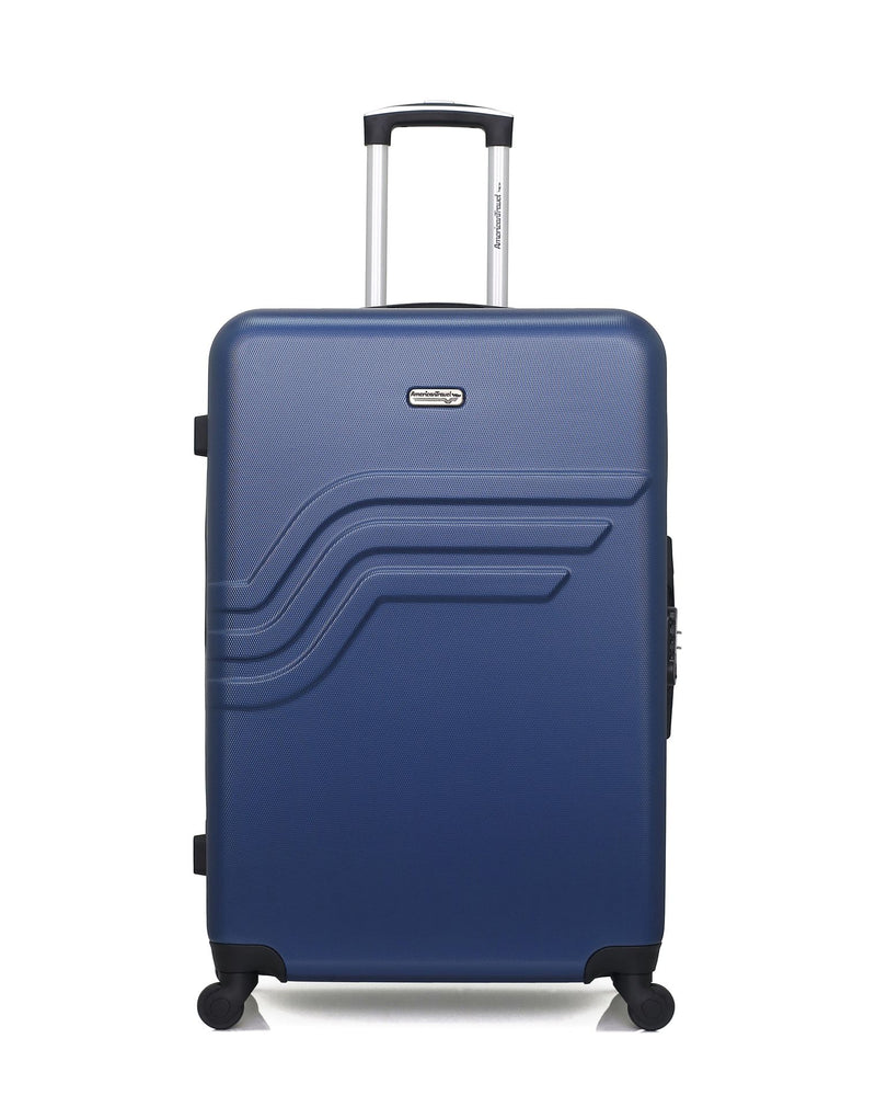 AMERICAN TRAVEL - LOT DE 3 - Valises grand format, cabine et cabine XXS QUEENS