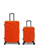 Lot de 2 Valises Rigides Grand Format et Cabine SERENA