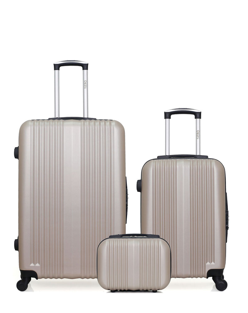 HERO - LOT DE 3 - Valises grand format, cabine et vanity LIPARI