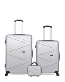 WAVE PARIS - Lot de 3 - Valises Grand Format, Weekend et Vanity AMAZONE