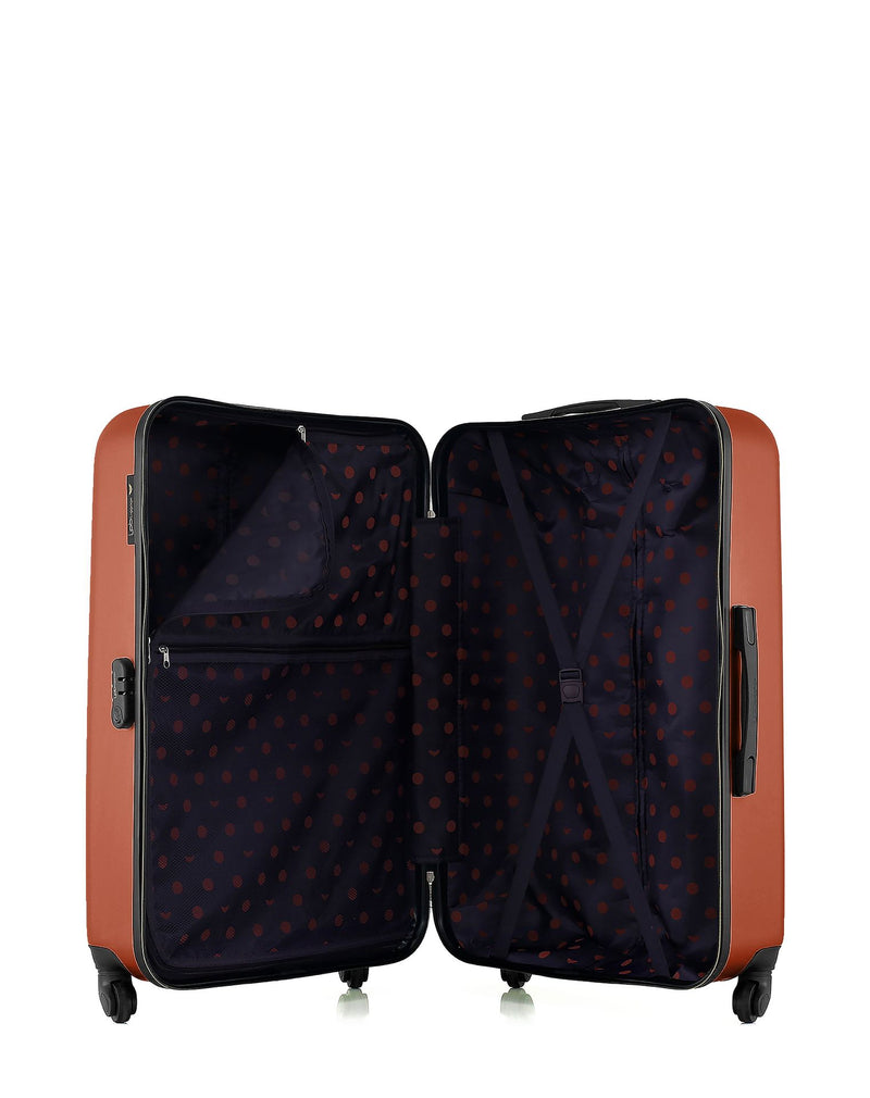 LPB - Valise Grand Format ABS AGATA 4 Roues 75 cm