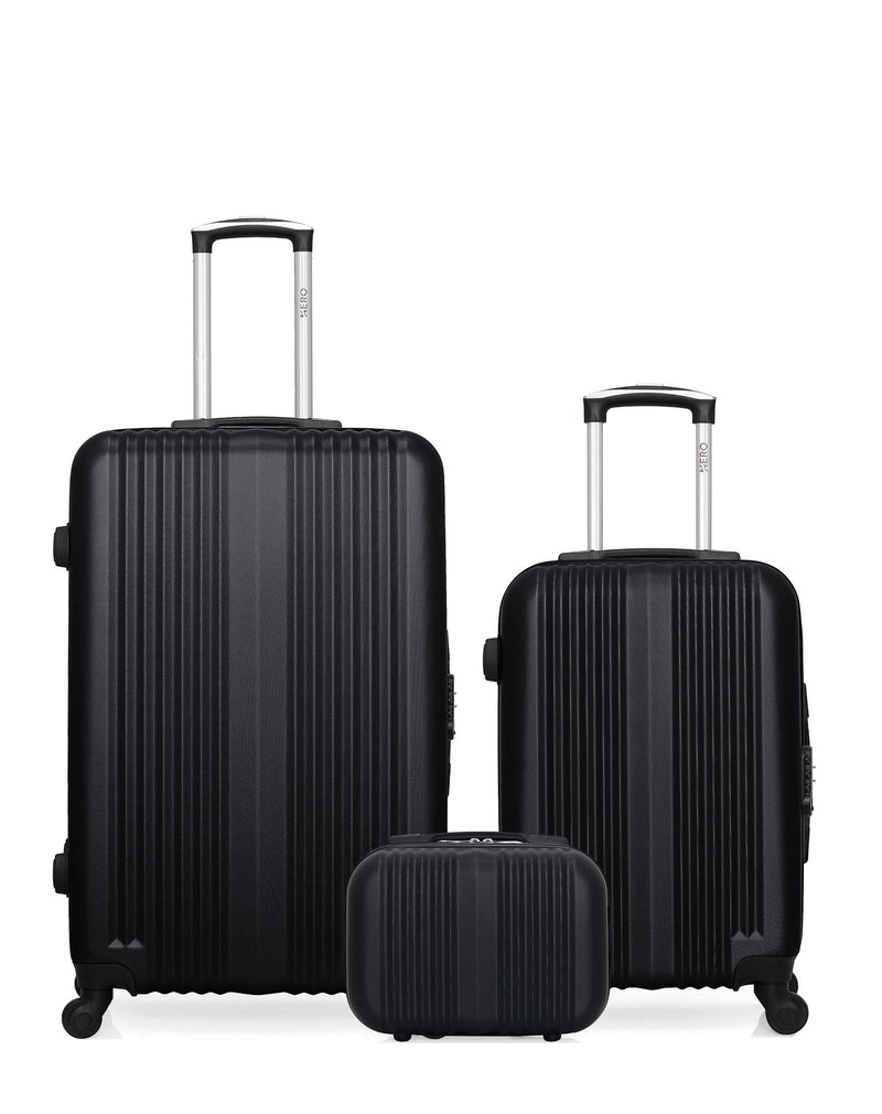 HERO - LOT DE 3 - Valises grand format, cabine et vanity LIPARI