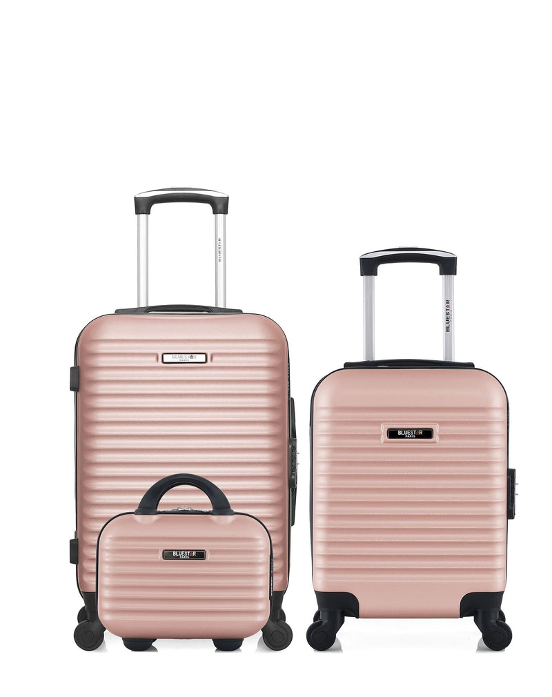 Lot de 3 - Valises cabine, cabine XXS et vanity BRAZILIA