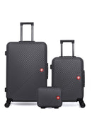 SWISS KOPPER - LOT DE 3 - Valise Grand Format, Valise Cabine et Vanity SPIEZ