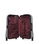 AMERICAN TRAVEL - LOT DE 2 - Valise Grand Format et Valise Cabine DC