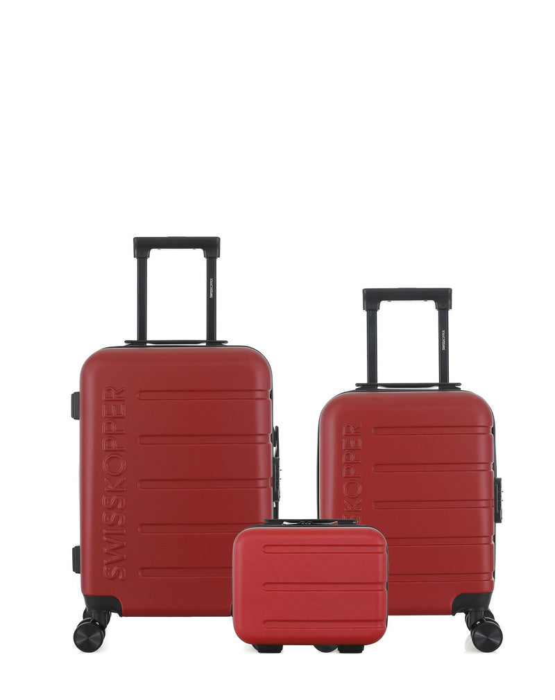 SWISS KOPPER - LOT DE 3 - Valises cabine, cabine XXS et vanity AIGLE