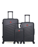 SWISS KOPPER - LOT DE 3 - Valise Grand Format, Valise Week-end et Valise Cabine XXS ZURICH