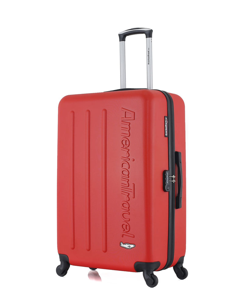 AMERICAN TRAVEL - Set de 4 Valises BRONX-M 75 cm 4 Roues