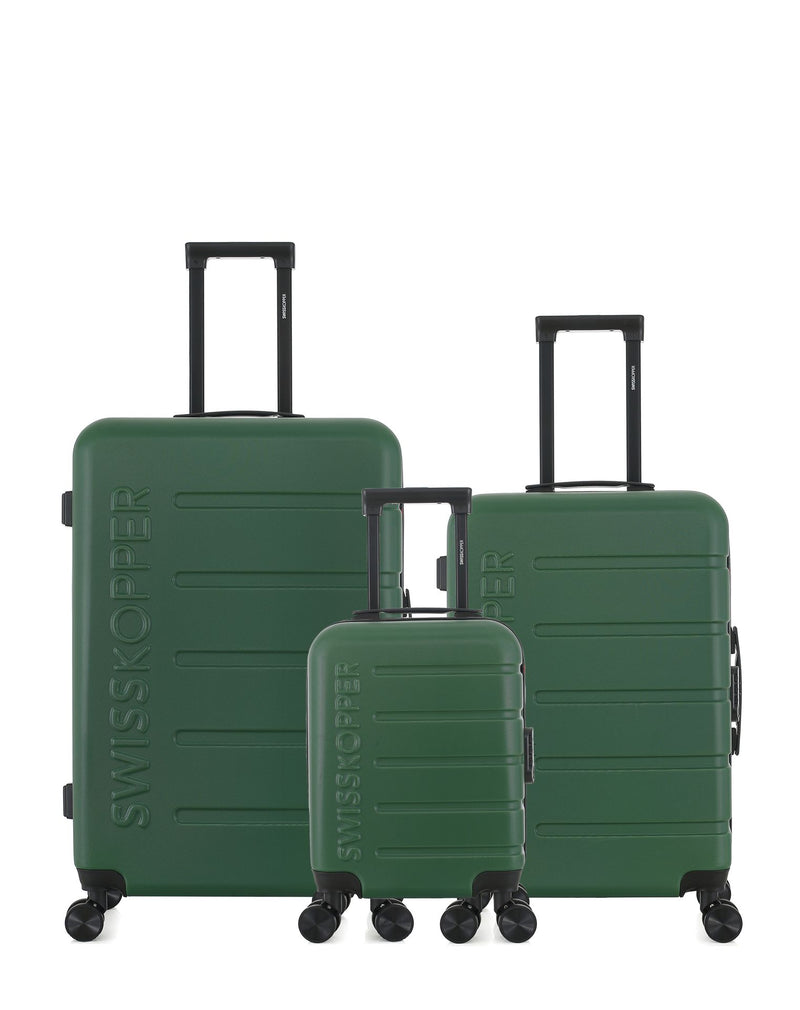 SWISS KOPPER - LOT DE 3 - Valises grand format, weekend et cabine XXS AIGLE