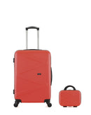 WAVE PARIS - Lot de 2 - Valises Weekend et Vanity AMAZONE