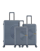 Lot de 3 Valises Rigides Grand Format, Taille Moyenne et Cabine CELIA