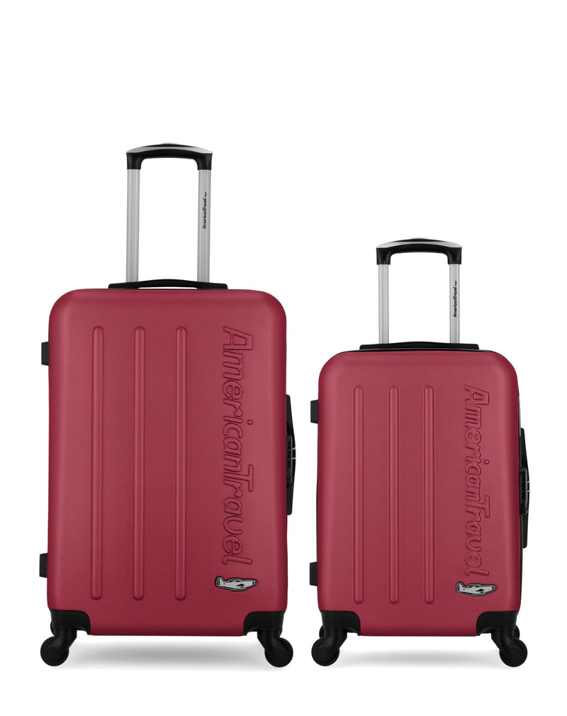 AMERICAN TRAVEL - Lot de 2 - Valises weekend et cabine BRONX