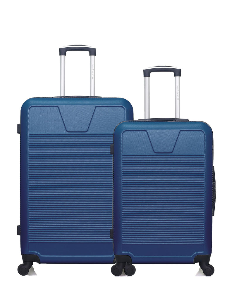 WAVE PARIS - Lot de 2 - Valise grand format et valise weekend SELENGA