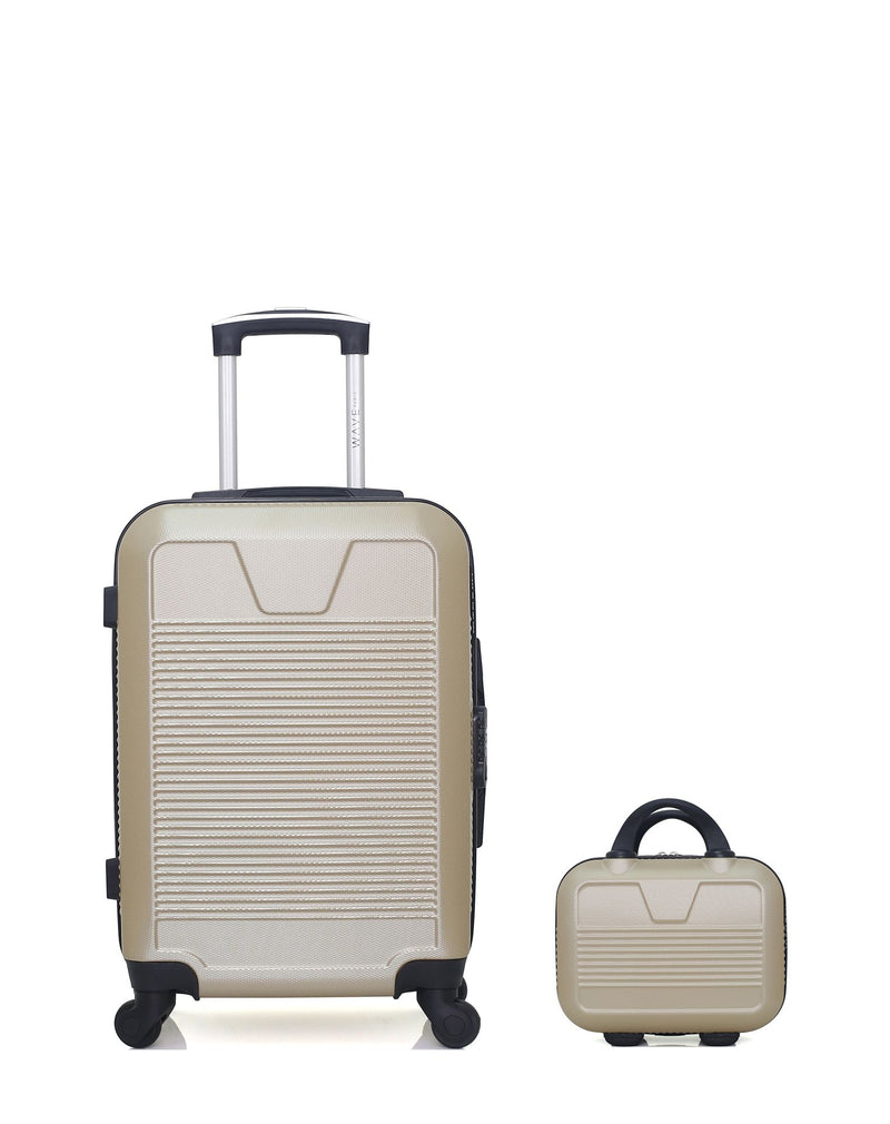 WAVE PARIS - Lot de 2 - Valises Cabine et Vanity SELENGA