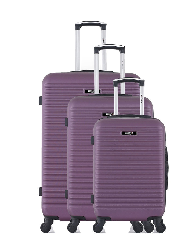 BLUESTAR - Set de 3 Valises BRAZILIA 75 cm 4 Roues