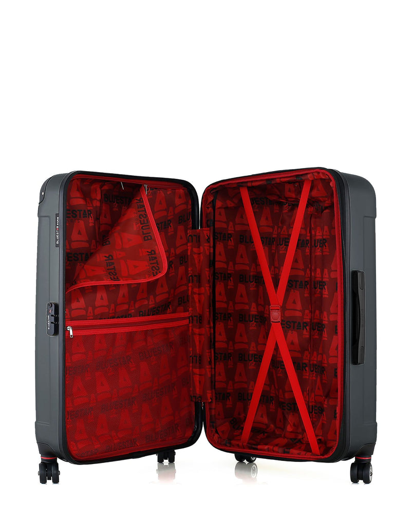 BLUESTAR - Lot de 2 - Valise grand format et valise weekend TUNIS
