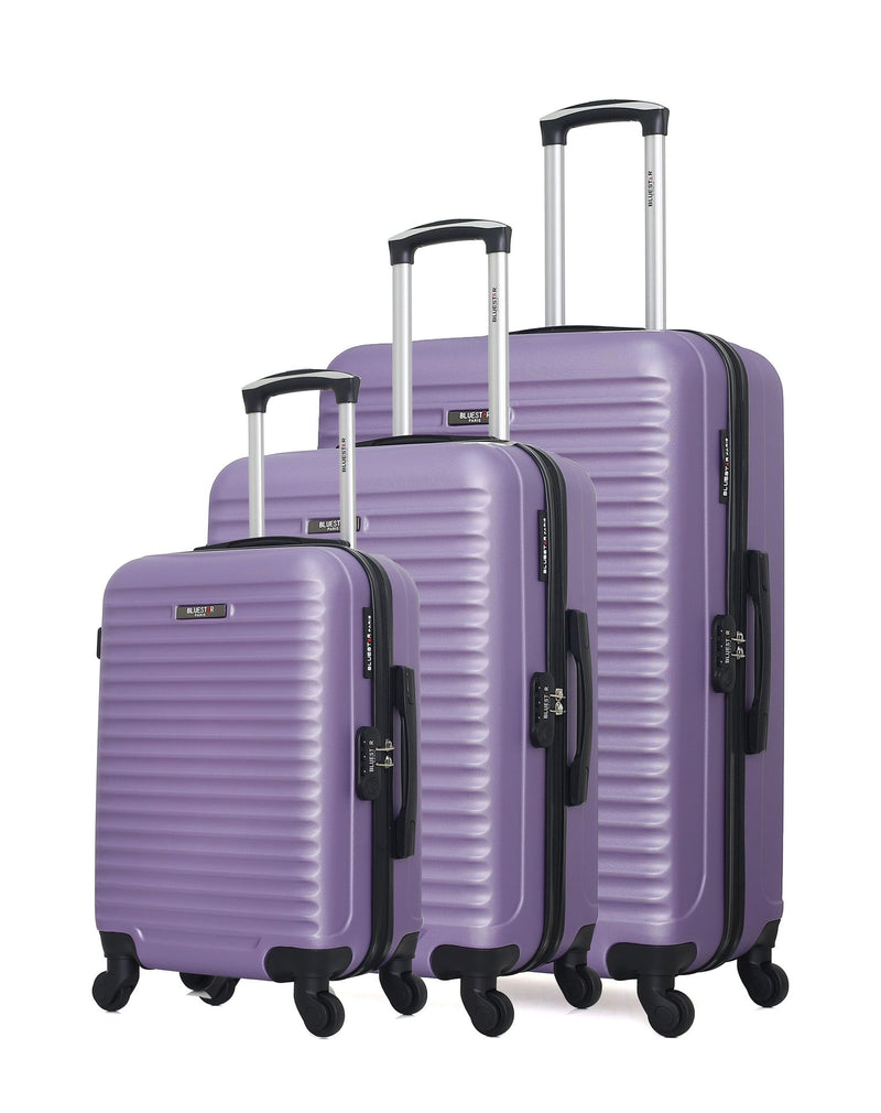 BLUESTAR - Set de 3 Valises BRAZILIA 75 cm 4 Roues