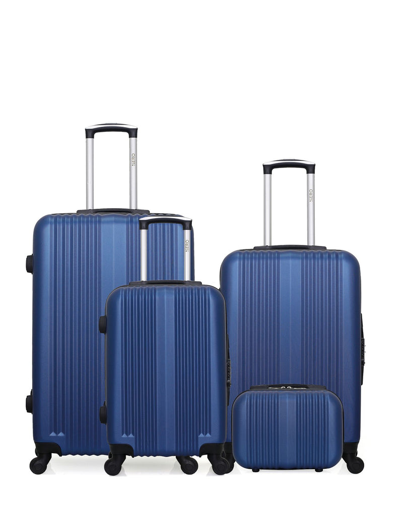 HERO - LOT DE 4 - Valises grand format, weekend, cabine et vanity LIPARI