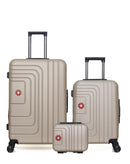 SWISS KOPPER - LOT DE 3 - Valise Grand Format, Valise Cabine et Vanity RUTI