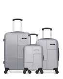 BLUESTAR - LOT DE 3 - Valises weekend, cabine et cabine XXS MIAMI