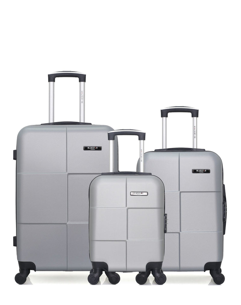BLUESTAR - LOT DE 3 - Valises weekend, cabine et cabine XXS MIAMI