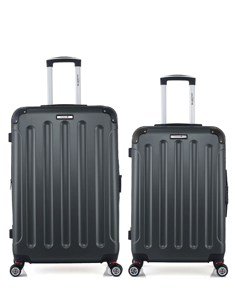 BLUESTAR - Lot de 2 - Valise grand format et valise weekend TUNIS