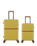 Lot de 2 Valises Rigides Taille Moyenne et Cabine XS OAKLAND