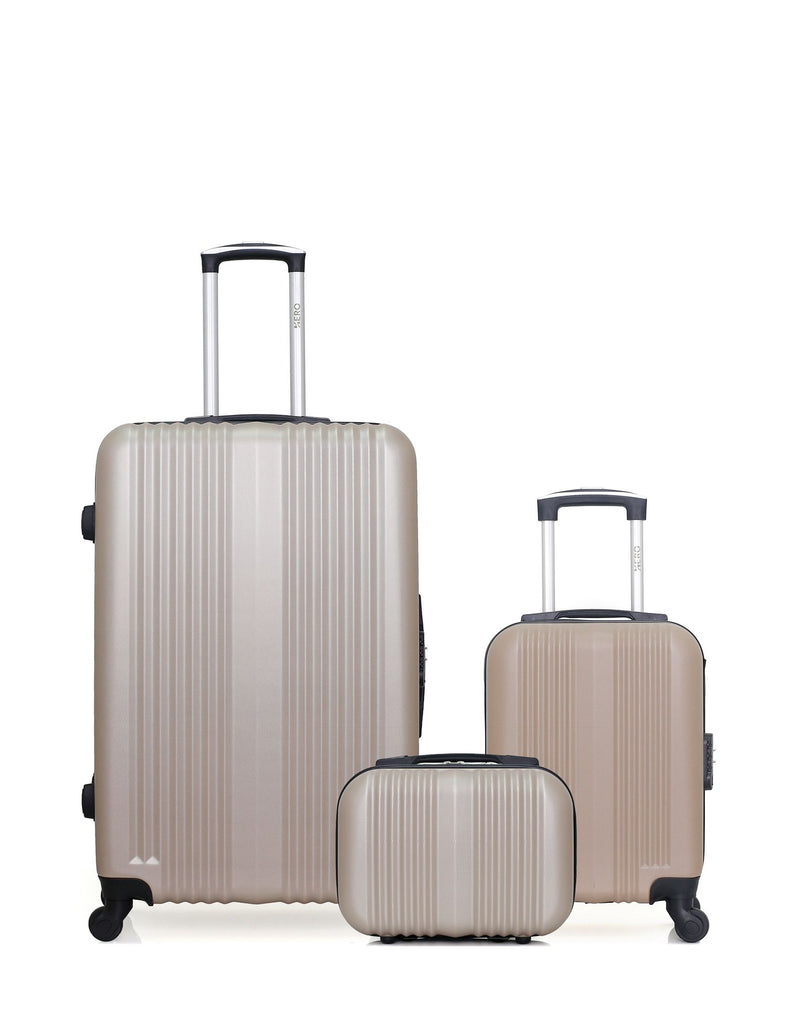 HERO - LOT DE 3 - Valises grand format, cabine XXS et vanity LIPARI