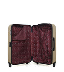 AMERICAN TRAVEL - LOT DE 4 - Valises grand format, weekend, cabine et cabine XXS BROOKLYN
