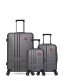 SWISS KOPPER - LOT DE 3 - Valise Grand Format, Valise Cabine et Valise Cabine XXS USTER