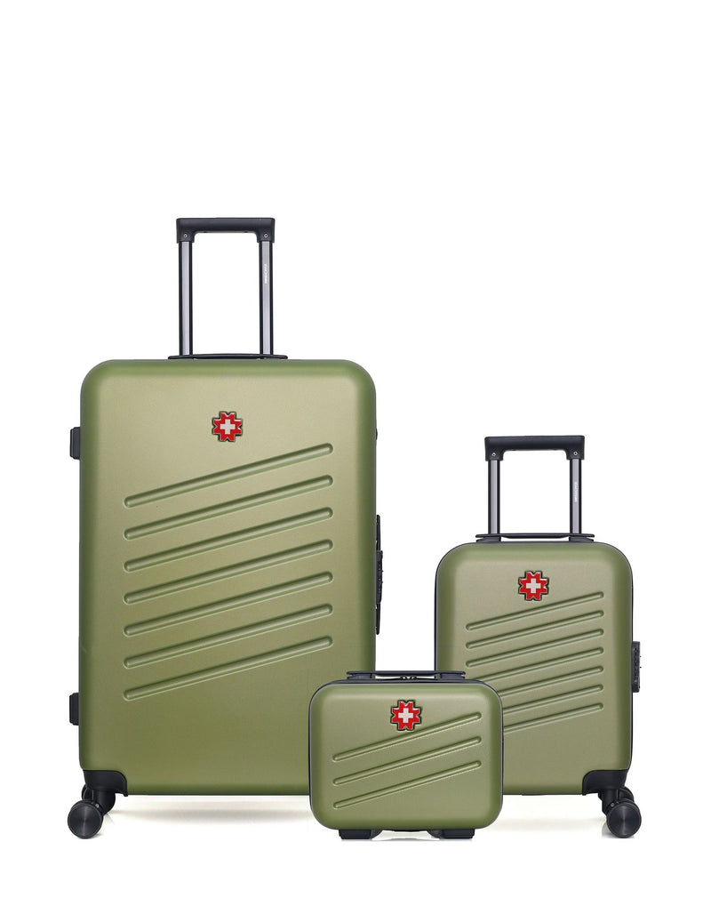 SWISS KOPPER - LOT DE 3 - Valises grand format, cabine XXS et vanity ZURICH
