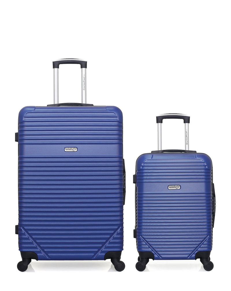 AMERICAN TRAVEL - Lot de 2 - Valises grand format et cabine MEMPHIS