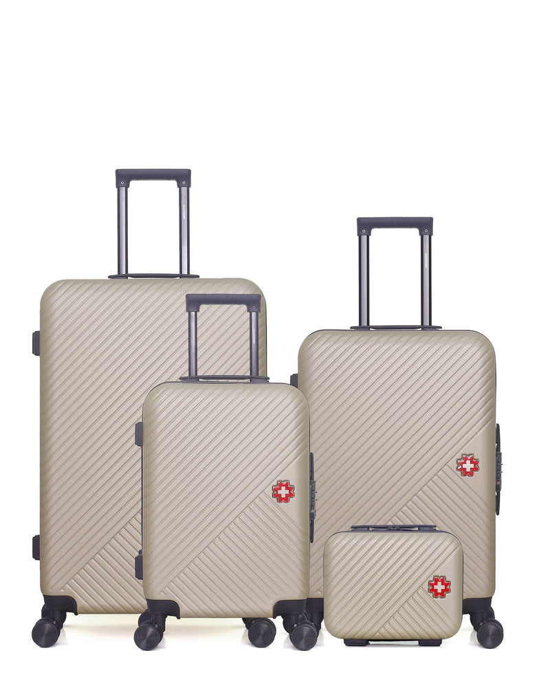 SWISS KOPPER - LOT DE 4 - Valises grand format, weekend, cabine et vanity SPIEZ