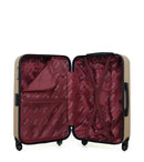 AMERICAN TRAVEL - Lot de 3 - Valises weekend, cabine et cabine XXS BROOKLYN