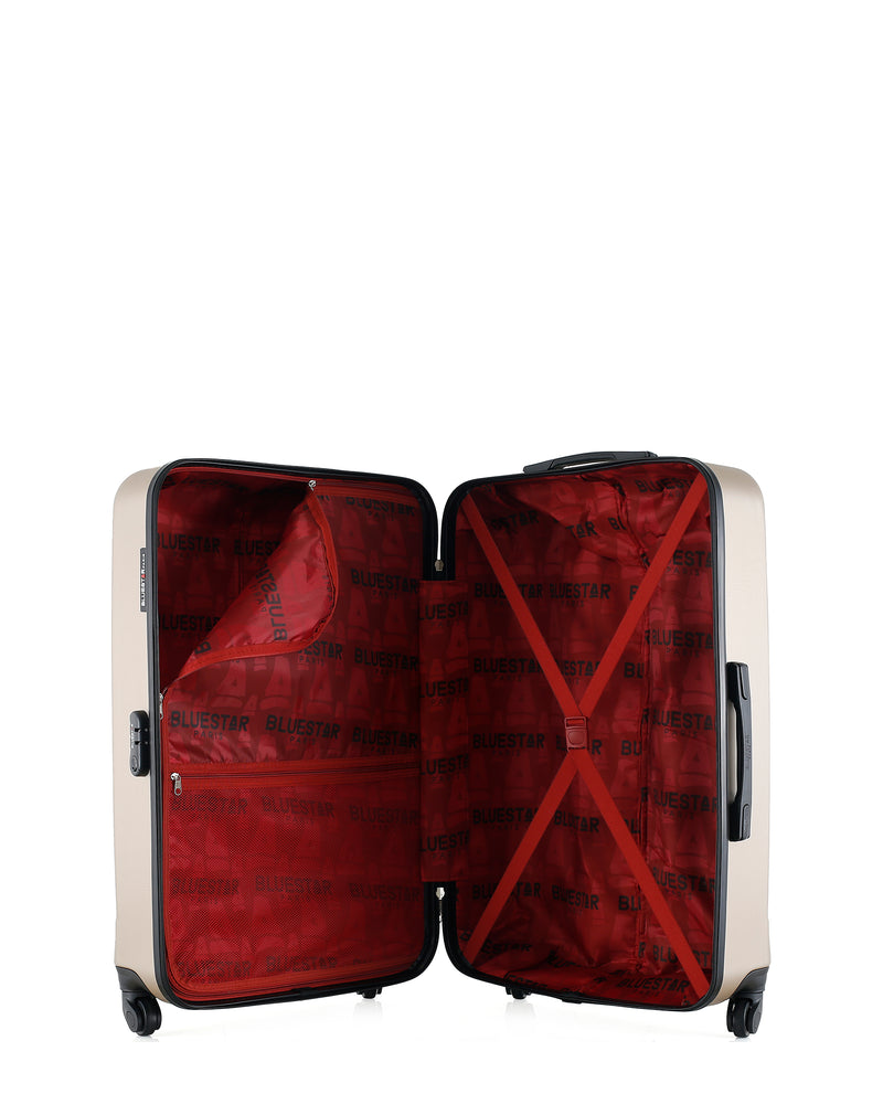BLUESTAR - Valise Grand Format HAGEN 75 cm 4 Roues