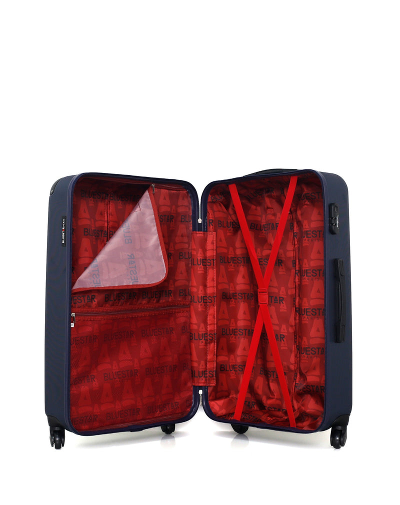 BLUESTAR - Set de 5 Valises BUCAREST-F 75 cm 4 Roues